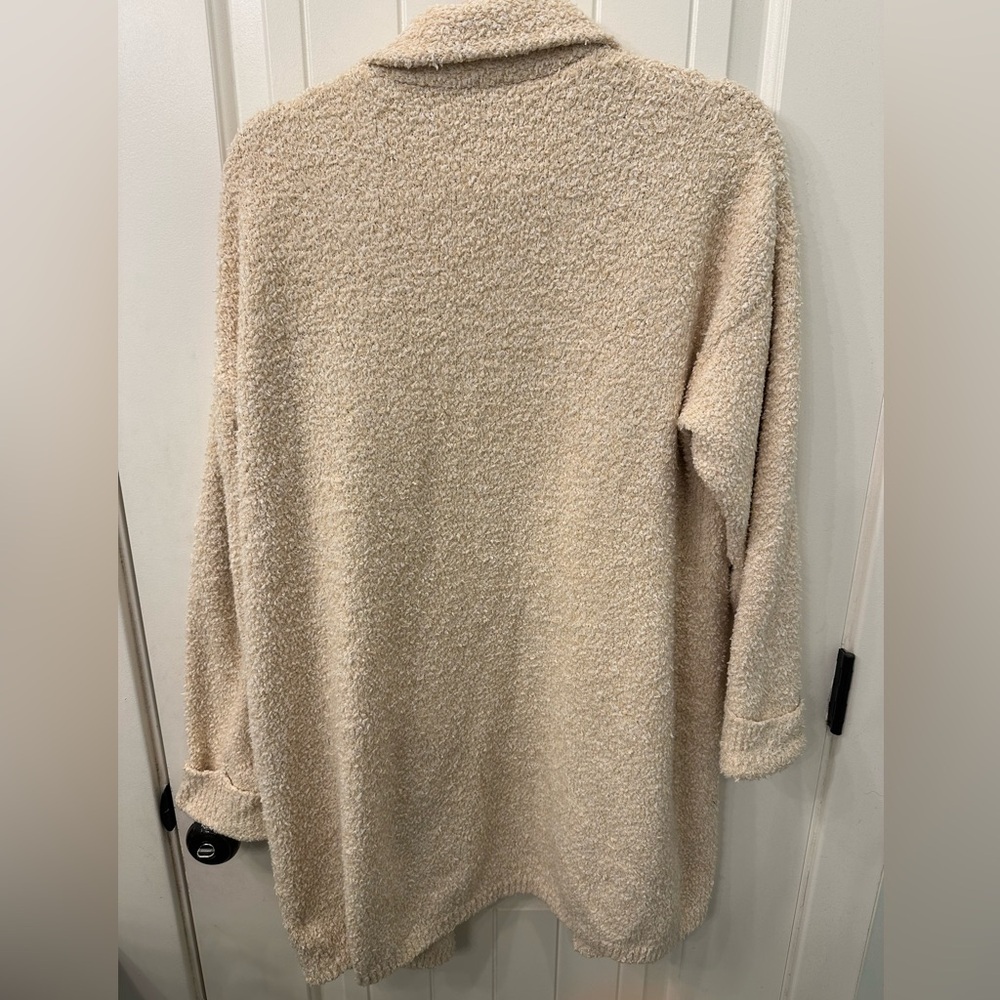 Hello Nite Soft Cozy Cream Women's Cardigan M - Picture 6 of 6